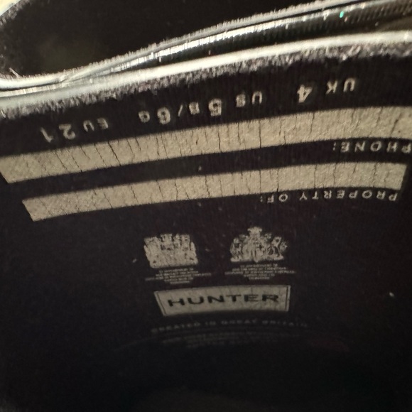 Hunter Kids Sparkle Rain Boots - Picture 3 of 4